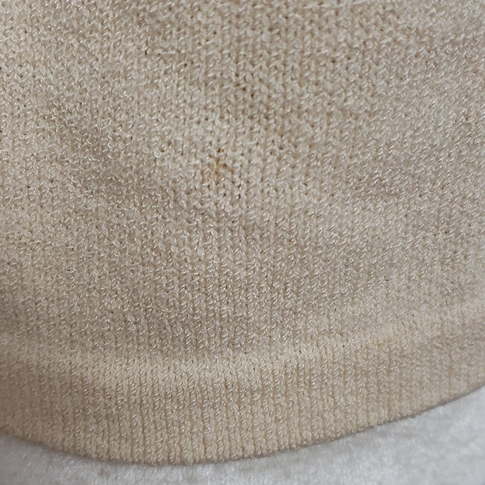St. John Evening Vtg Pant & Tank Suit Winter Ivory Knit Small sz 2 See Details - Picture 7 of 12